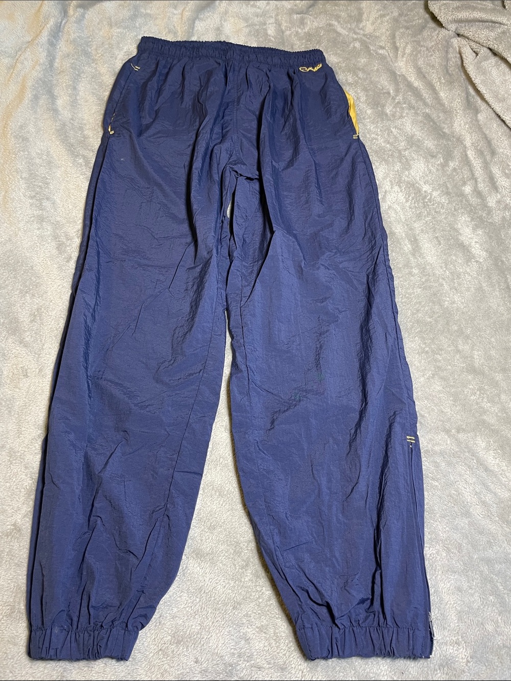 Vintage Catalina Blue Nylon Windbreaker Track Pants